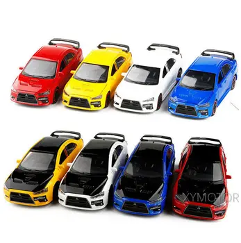 1/32 Jackiekim Dla Mitsubishi EVO X 10 Czarny Dach RHD Oddanych Model Samochodu Zabawki dla Dzieci Czerwony/Żółty/Biały/Niebieski Metal, Plastik, Guma