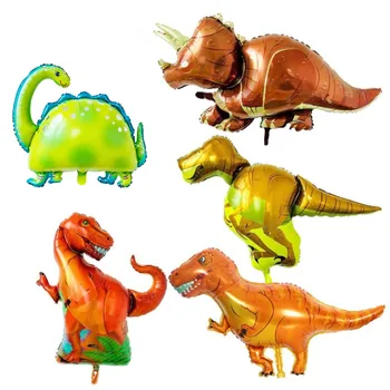 1 Babyshower Mieszanki Dinozaur Zwierząt Folia Helem Balony Świat Jurajski Balony Dekoracje Urodzinowe Dla Dzieci i Dorosłych