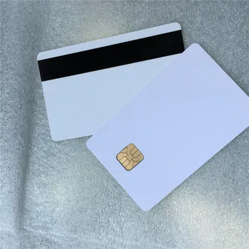 3000 szt. fudan4428 pusty Hi-co hico PVC karty z paskiem magnetycznym kontaktowe kartę chipową sle4428
