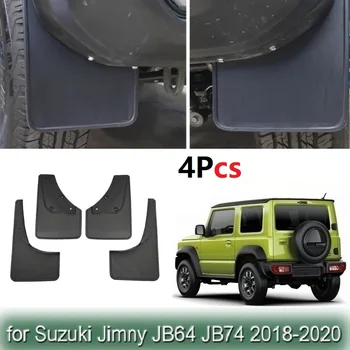 4 szt. Samochodowe Przednie Tylne Błotniki Błotniki Z Mocującymi Śrubami Do Suzuki Jimny JB64 JB74 2018-2021 Автостайлинг