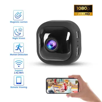 A10 Nocna Wersja WiFi Kamera HD 1080p Bezprzewodowa Ip Mini Kamery Monitoring Domowa Bezpieczeństwo Rejestrator Mikro Kamery