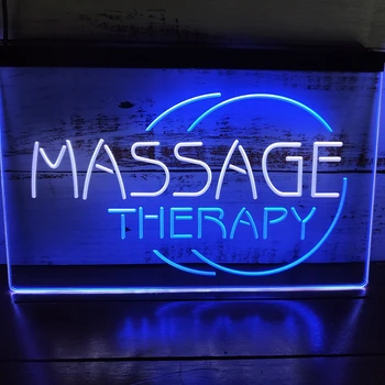 Ciało Terapii Masażu SS090 OTWIERA NOWĄ Dwukolorowe Led Neon