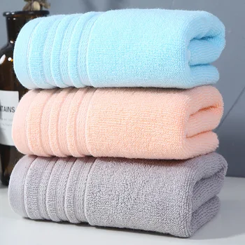 Czyste Bawełnianej Ręcznik 34x75cm Haftowane Ręczniki dla Dorosłych Szybkoschnące Grube Miękkie i Chłonne Ręczniki do Twarzy