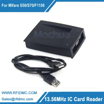 Darmowa wysyłka-13,56 Mhz RFID Czytnik kart IC RIFD Czytnik z testowej kartą