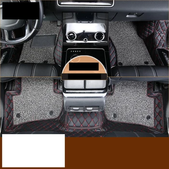 drut skórzany samochodowy mata do Range Rover Velar 2018 2019 2020 akcesoria dywan dywan do układania dekoracji wnętrz