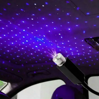 Mini Led Samochodowy Star Nocne światła Na Dachu, Projektor, Nastrojowa Galaktyka, Lampa, USB Lampa Dekoracyjna, Regulowany Samochodowy Wystrój Wnętrz
