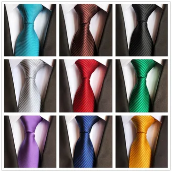 Modne Gładkie Męskie Krawaty dla mężczyzn, Męski krawat, Krawat, 8 cm, akcesoria do Pracy, Biznes, Studenci, Gravata