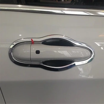 WELKINRY auto pokrywa stylizacja DO Jeep Cherokee 2014 2015 2016 2017 ABS chrom drzwi zewnętrzne kubek miska pokrywa casting wykończenie