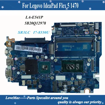 Wysokiej jakości FRU 5B20Q12978 dla Lenovo IdeaPad Flex 5 1470 płyta główna laptopa LA-E541P SR3LC I7-8550U DDR4 940MX 100% przetestowane
